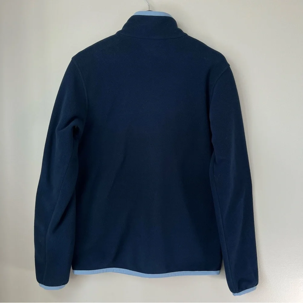 Columbia Men's Small Navy Blue UNC Tar Heels Fleece Full-Zip Jacket Polartec